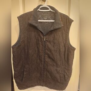Men's Bugatti Quilted Brown Vest
